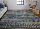 Switch Palomar Transitional Abstract, Blue/Gray/Tan 2 image