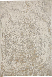 Parker Transitional Abstract, Ivory/Tan/Gray