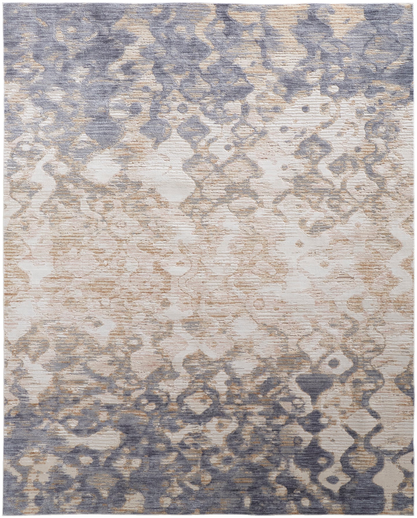 Laina Transitional Gradient & Ombre, Tan/Ivory/Blue