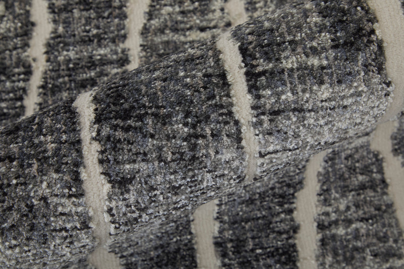 Kano Transitional Abstract, Black/Gray/Ivory