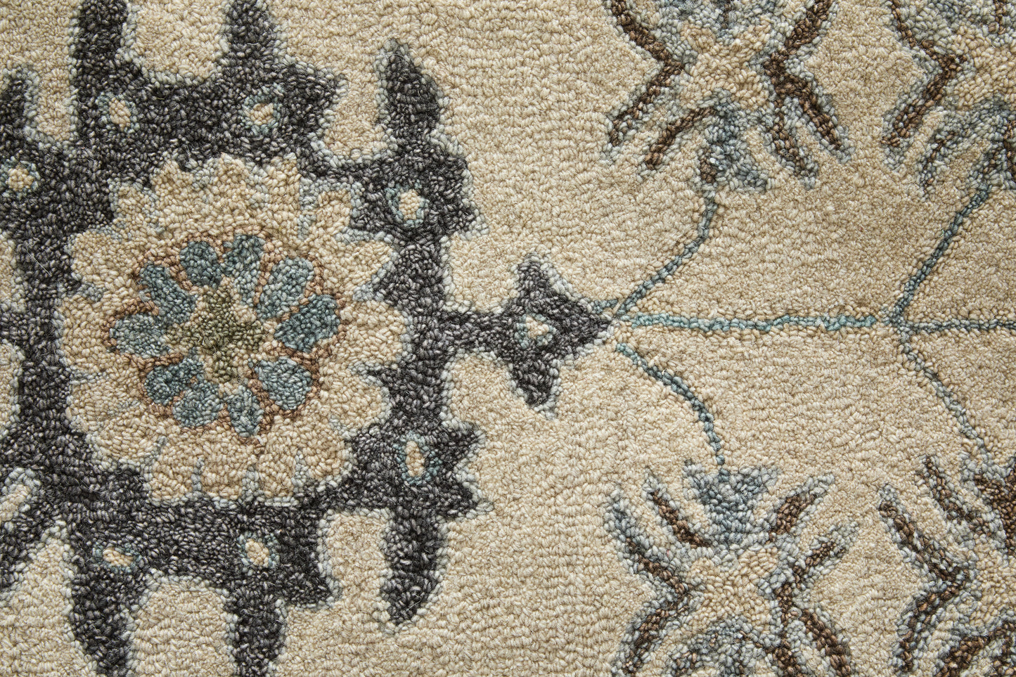 Springfield Transitional Floral & Botanical, Ivory/Tan/Gray