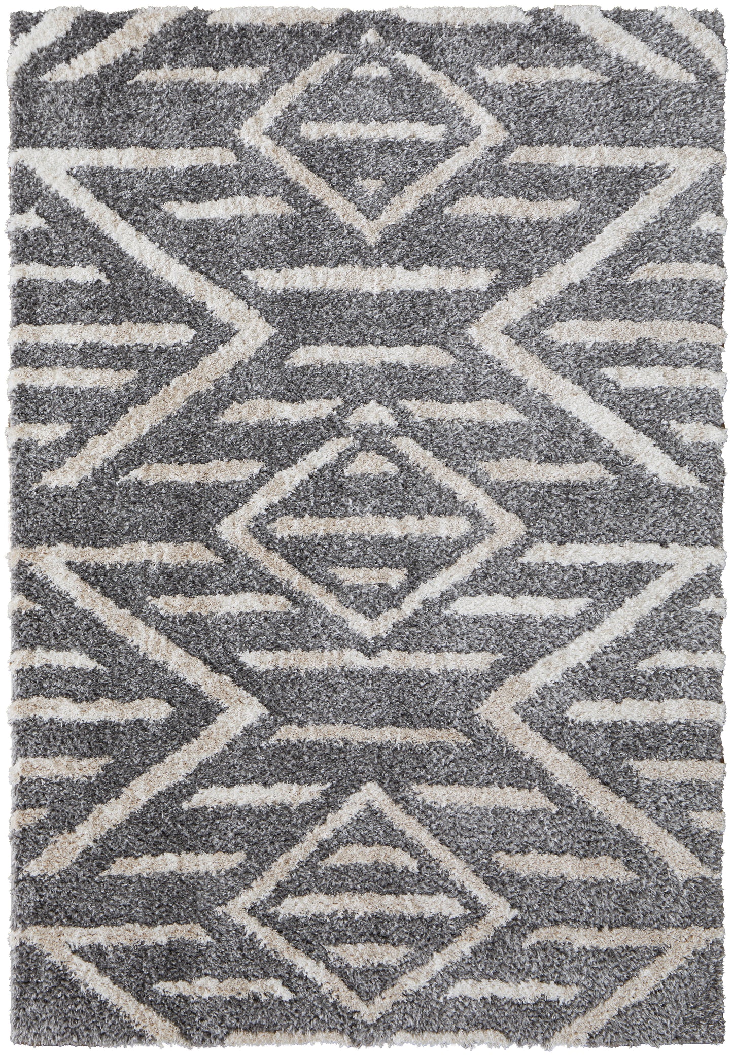 Mynka Transitional Diamond, Gray/Ivory