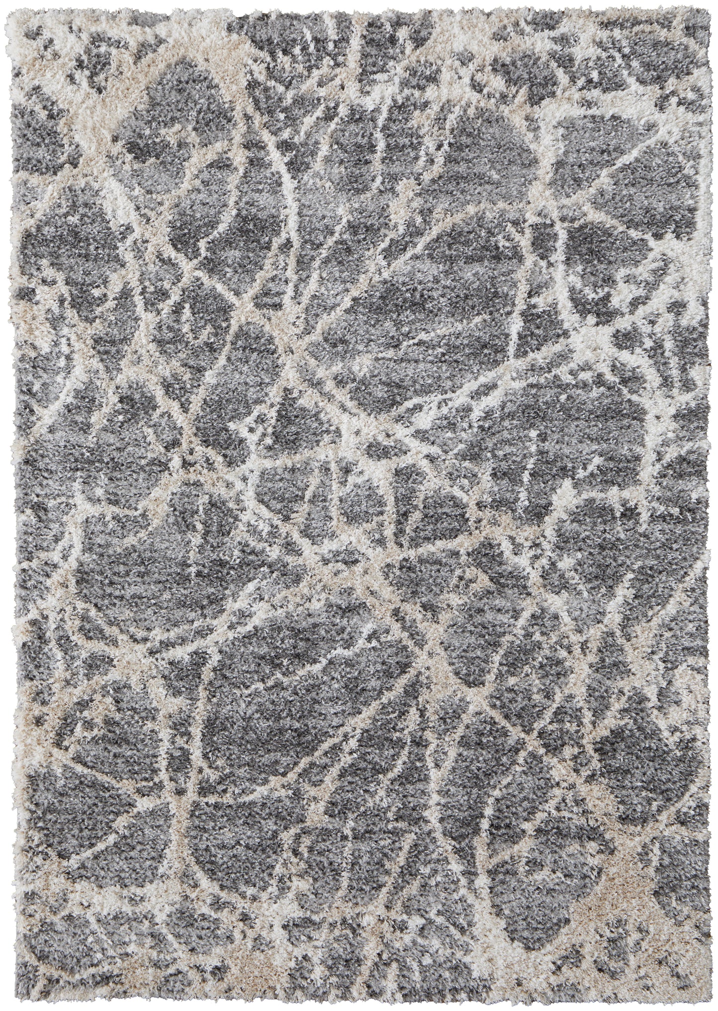 Mynka Transitional Abstract, Gray/Ivory