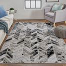 Switch Micah Modern Chevron, Black/Gray/Silver 2 image