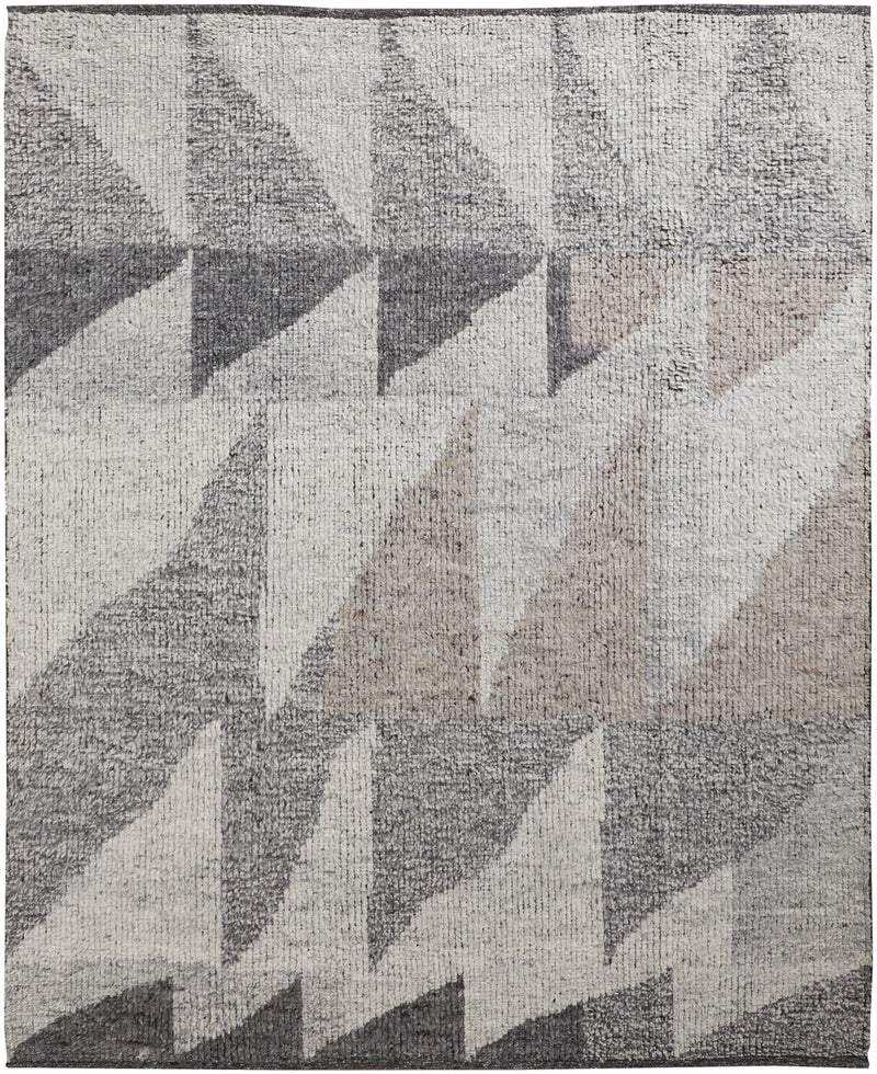 Alford Modern Geometric, Ivory/Gray/Taupe