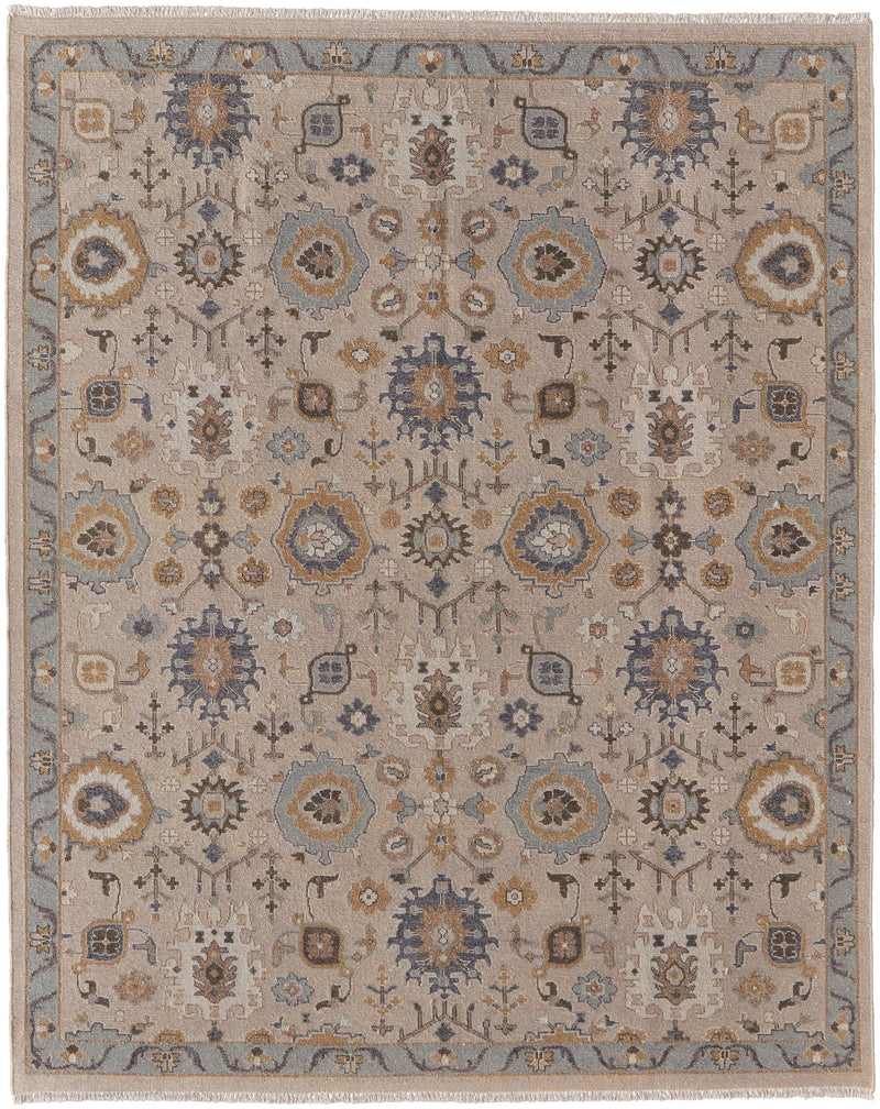 Corbitt Traditional Oriental, Tan/Blue/Gold