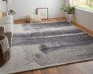 Switch Anya Transitional Abstract, Gray/Blue/Ivory 3 image