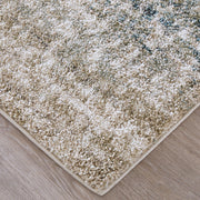 Richmond Modern Abstract, Ivory/Blue/Green
