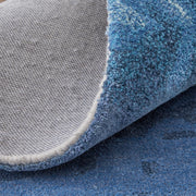 Anya Transitional Abstract, Blue/Ivory