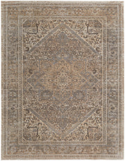 Celene Traditional Medallion, Tan/Brown/Ivory
