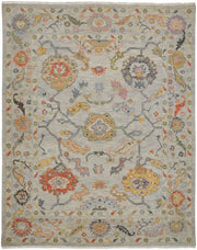 Karina Traditional Persian, Gray/Yellow/Red