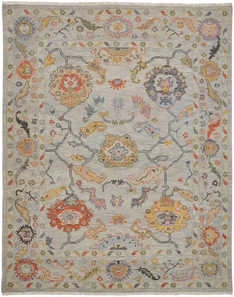 Karina Traditional Persian, Gray/Yellow/Red