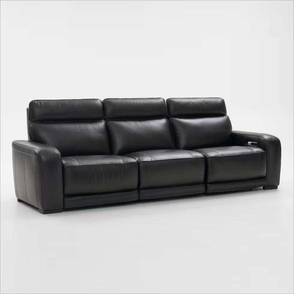 Summit Triple-Power 3-Piece Reclining Sofa with Modern Sound