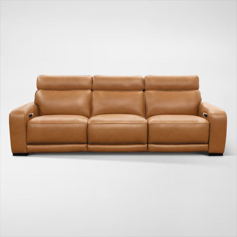 Summit Triple-Power 3-Piece Reclining Sofa with Modern Sound