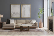 Parker Transitional Abstract, Tan/Ivory/Brown