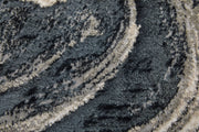 Micah Modern Abstract, Ivory/Black/Taupe
