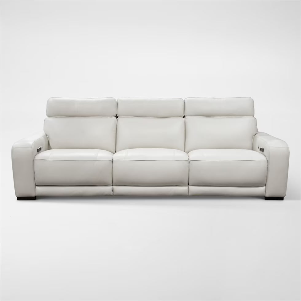 Summit Triple-Power 3-Piece Reclining Sofa with Modern Sound