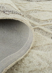 Anica Transitional Geometric, Ivory/Taupe/Gray
