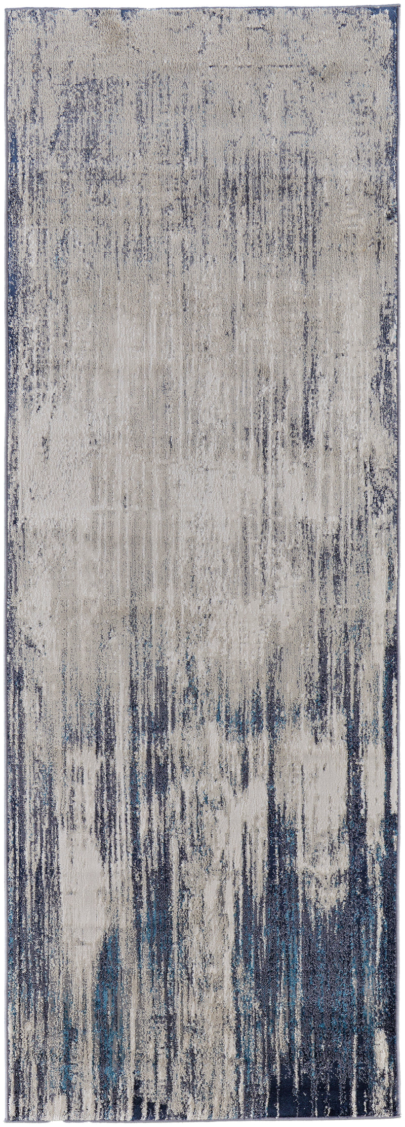 Indio Modern Abstract, Tan/Blue/Ivory