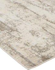 Parker Transitional Abstract, Ivory/Brown