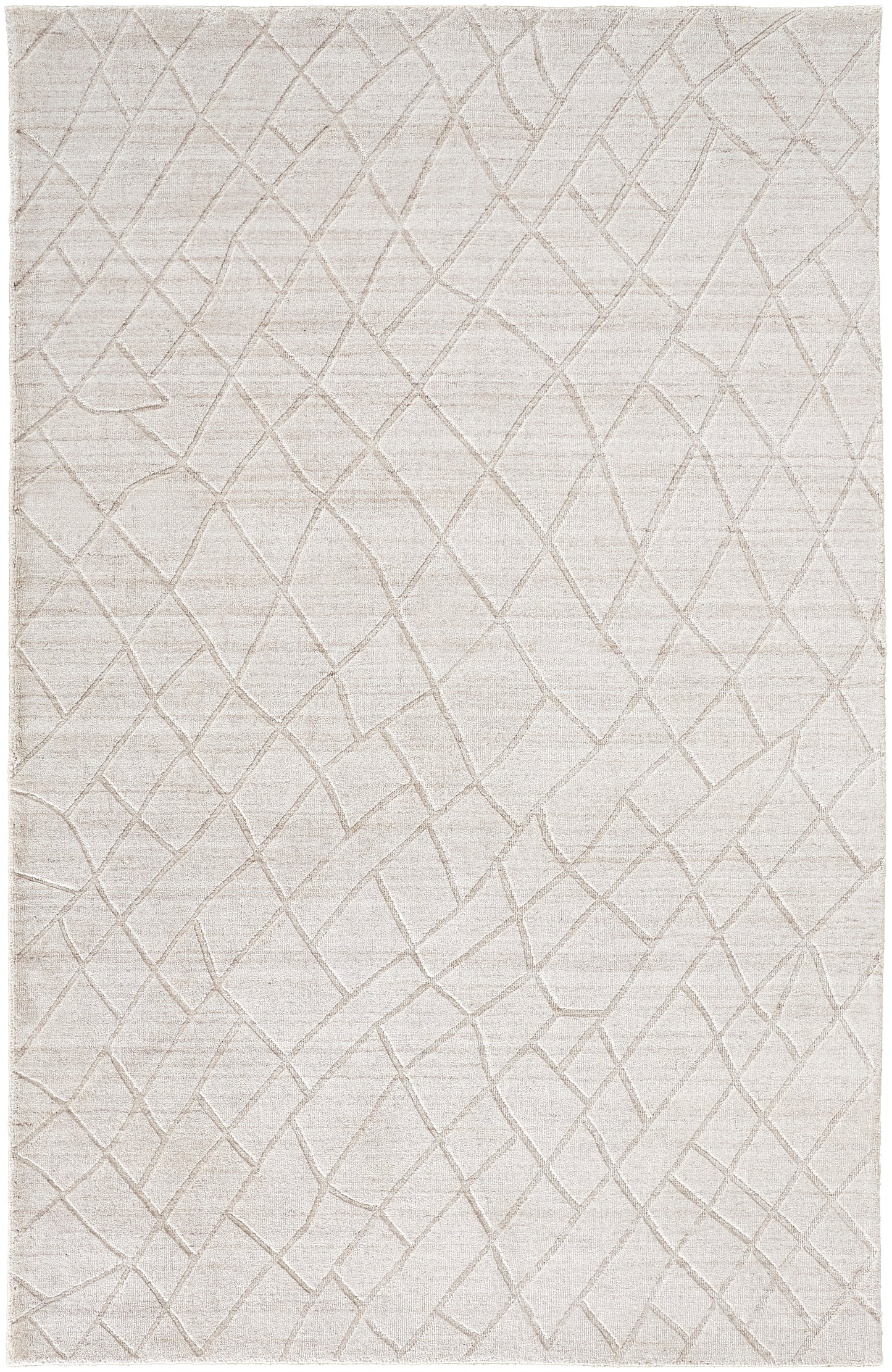 Redford Transitional Solid, Ivory/Gray