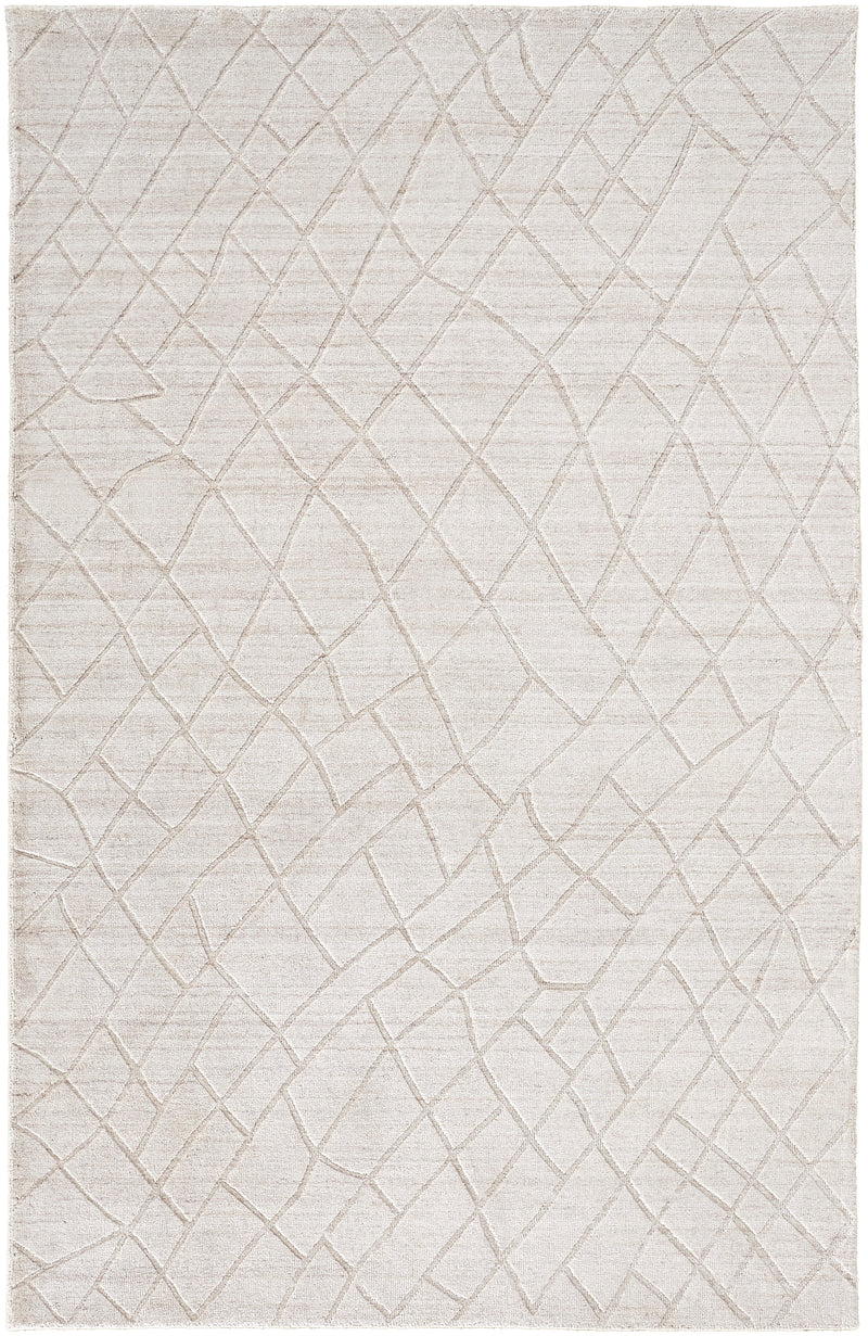 Redford Transitional Solid, Ivory/Gray