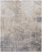 Laina Transitional Abstract, Tan/Ivory/Gray