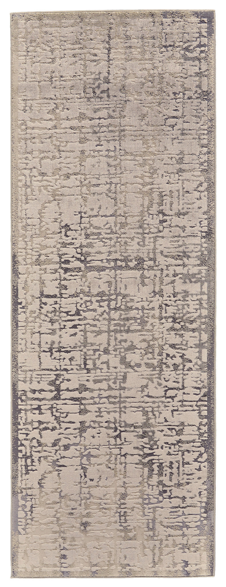 Prasad Modern Abstract, Gray/Ivory