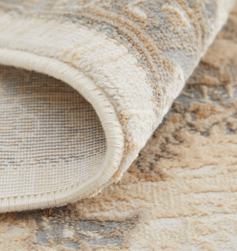 Celene Traditional Bordered, Tan/Ivory/Brown