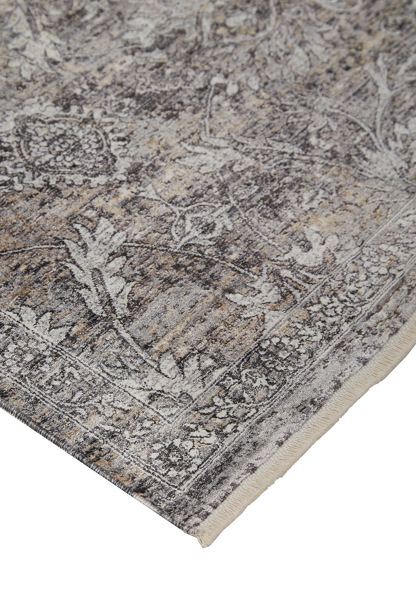 Sarrant Transitional Medallion, Gray/Ivory/Tan