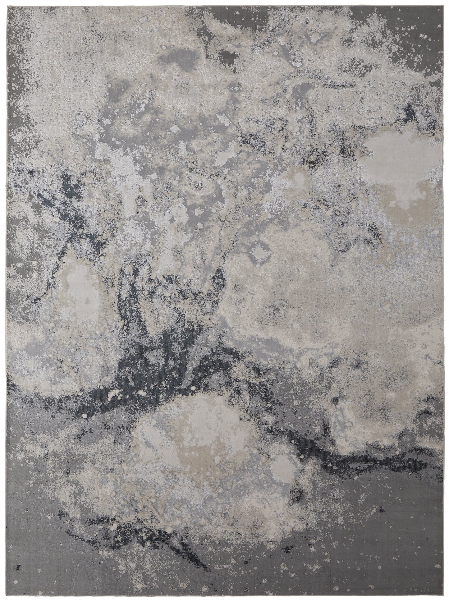 Astra Transitional Abstract, Gray/Ivory