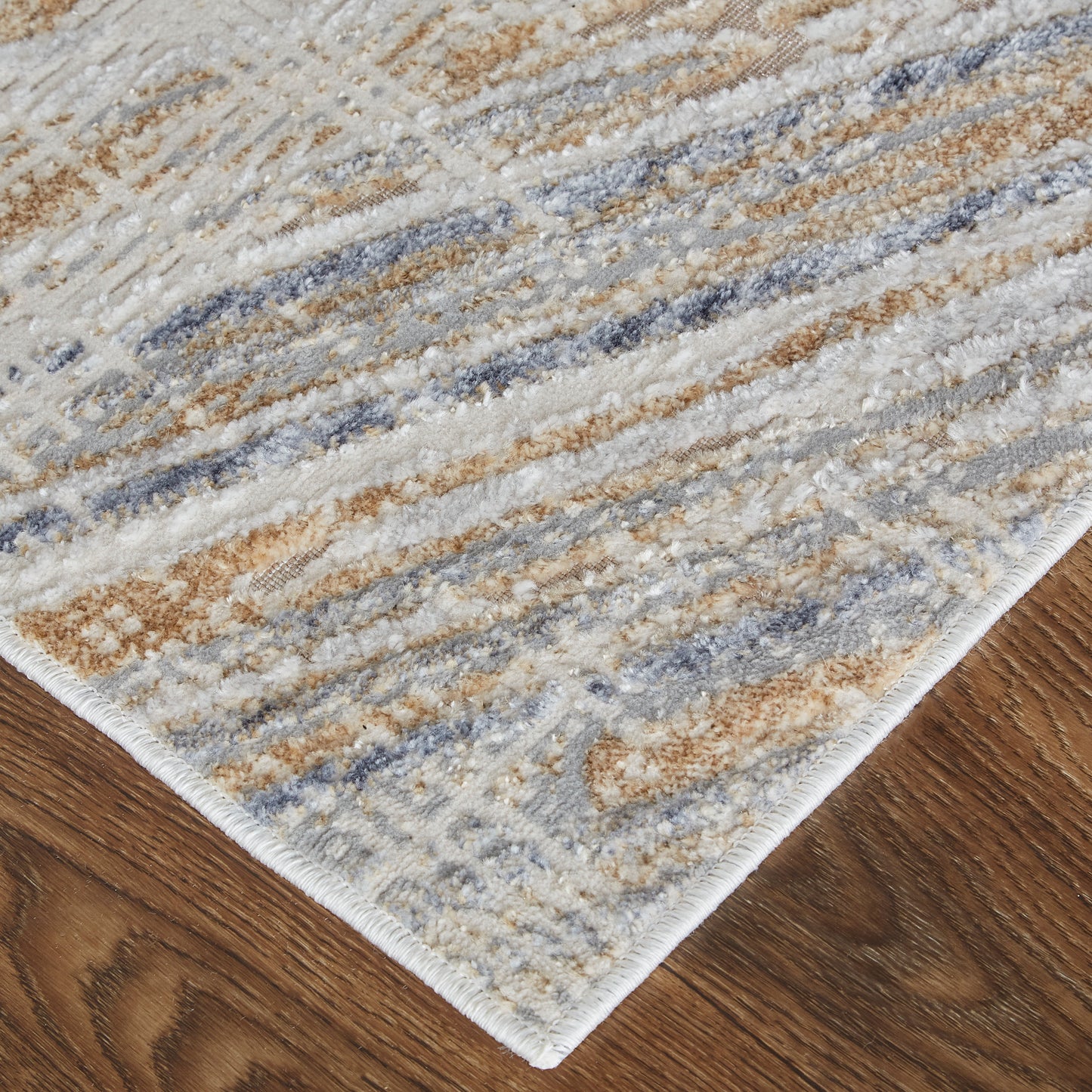 Laina Transitional Abstract, Tan/Ivory/Gray