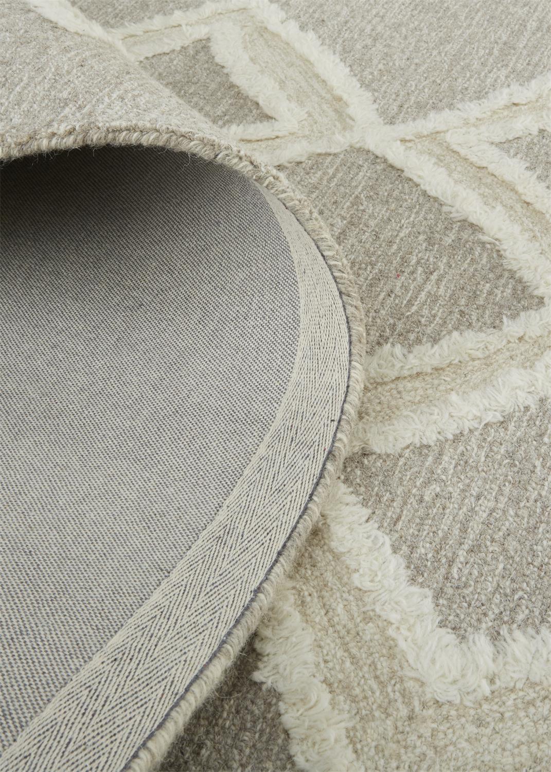 Anica Transitional Geometric, Gray/Ivory