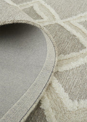 Anica Transitional Geometric, Gray/Ivory