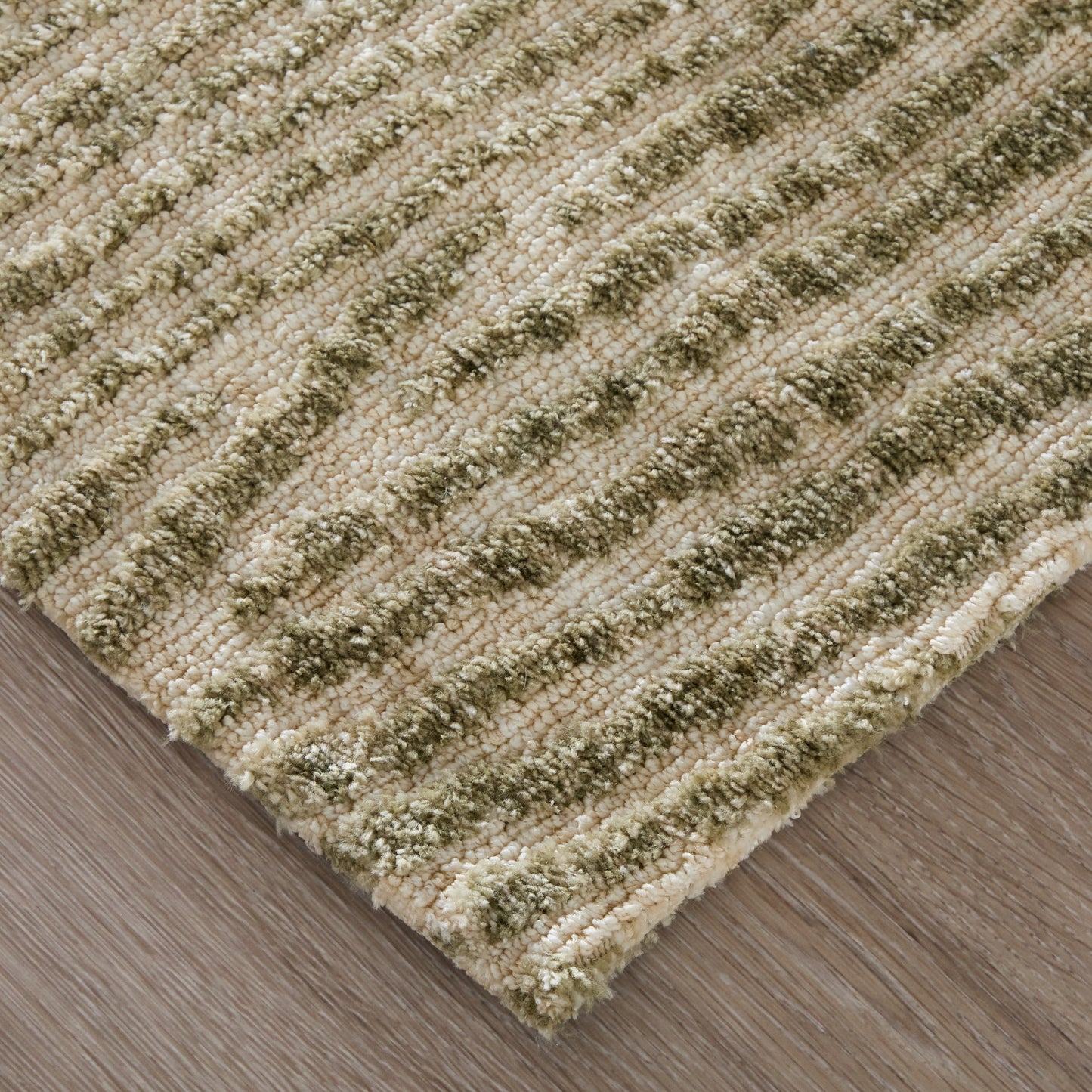 Colton Modern Abstract, Green/Tan