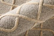 Kimball Transitional Trellis & Lattice, Gray/Taupe/Tan