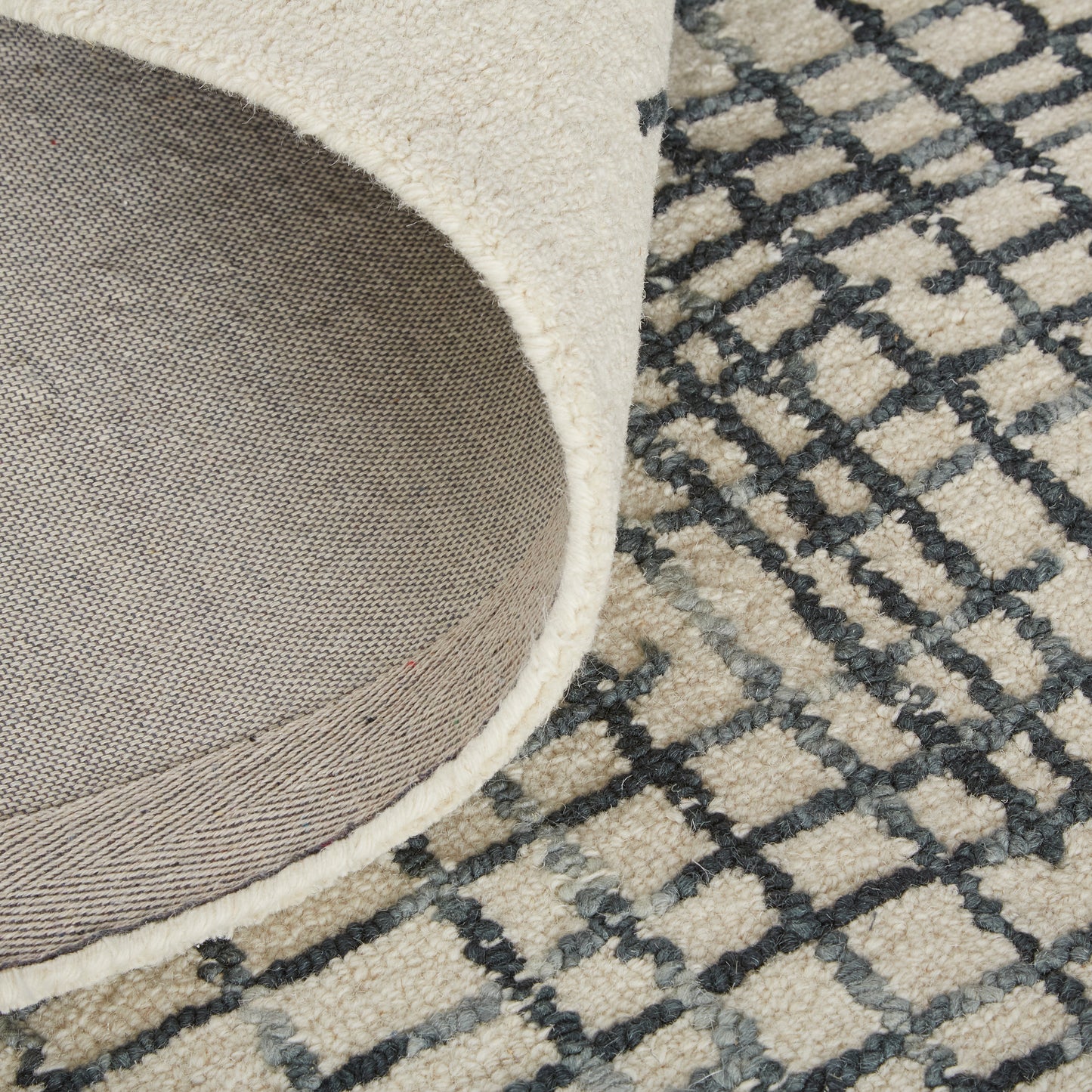 Maddox Transitional Abstract, Ivory/Gray/Black