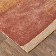 Anya Transitional Abstract, Red/Orange/Ivory