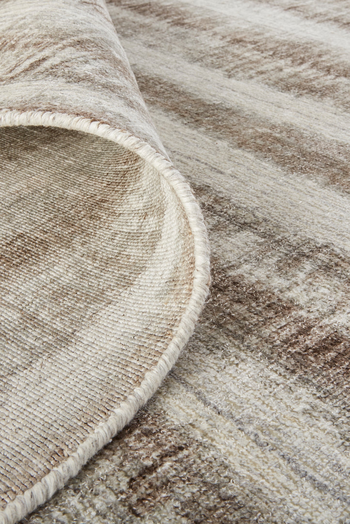 Mackay Transitional Stripes, Tan/Ivory/Brown