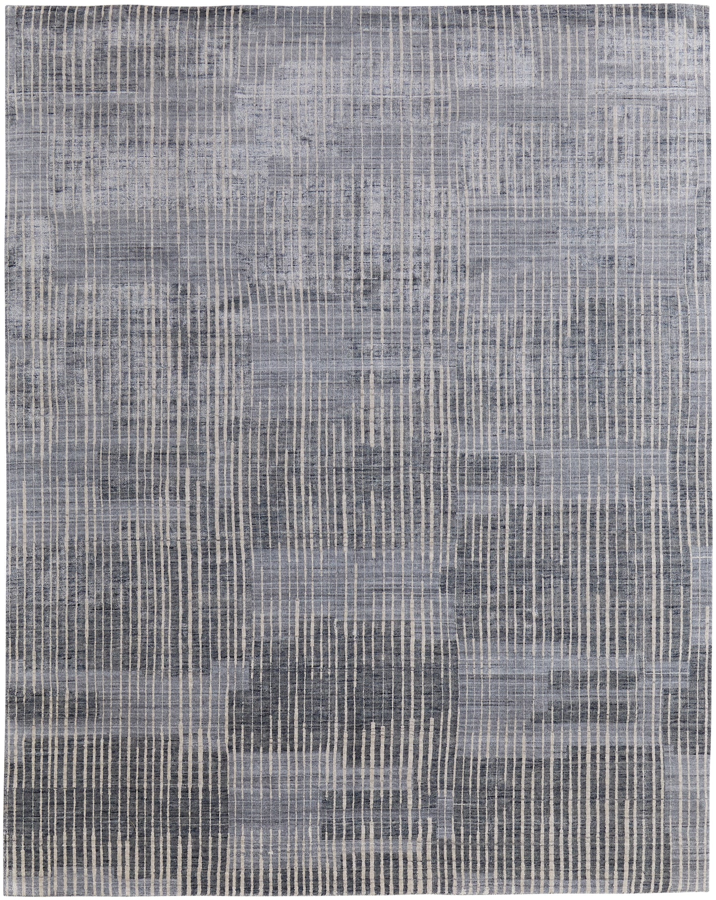 Eastfield Modern Abstract, Blue/Ivory/Gray
