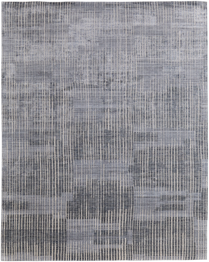 Eastfield Modern Abstract, Blue/Ivory/Gray