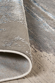 Azure Modern Abstract, Gray/Ivory/Blue