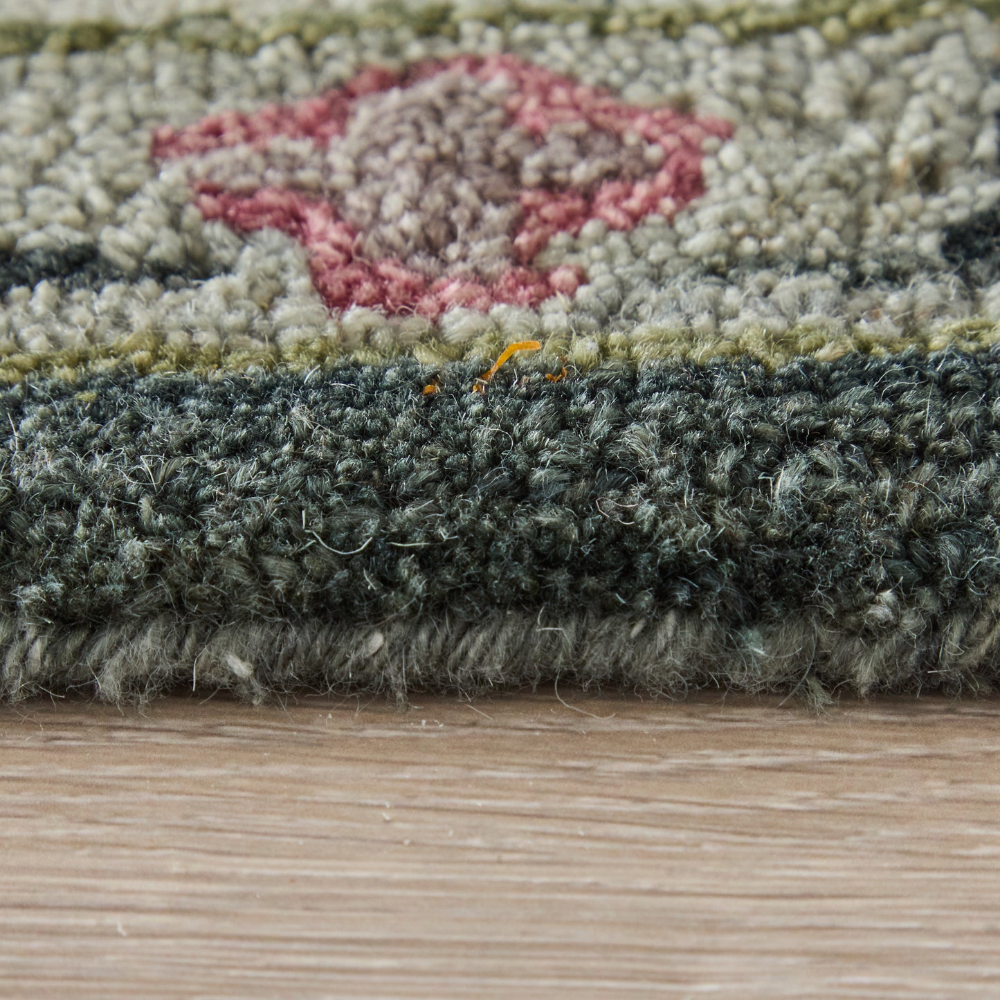 Springfield Traditional Floral & Botanical, Gray/Ivory/Blue