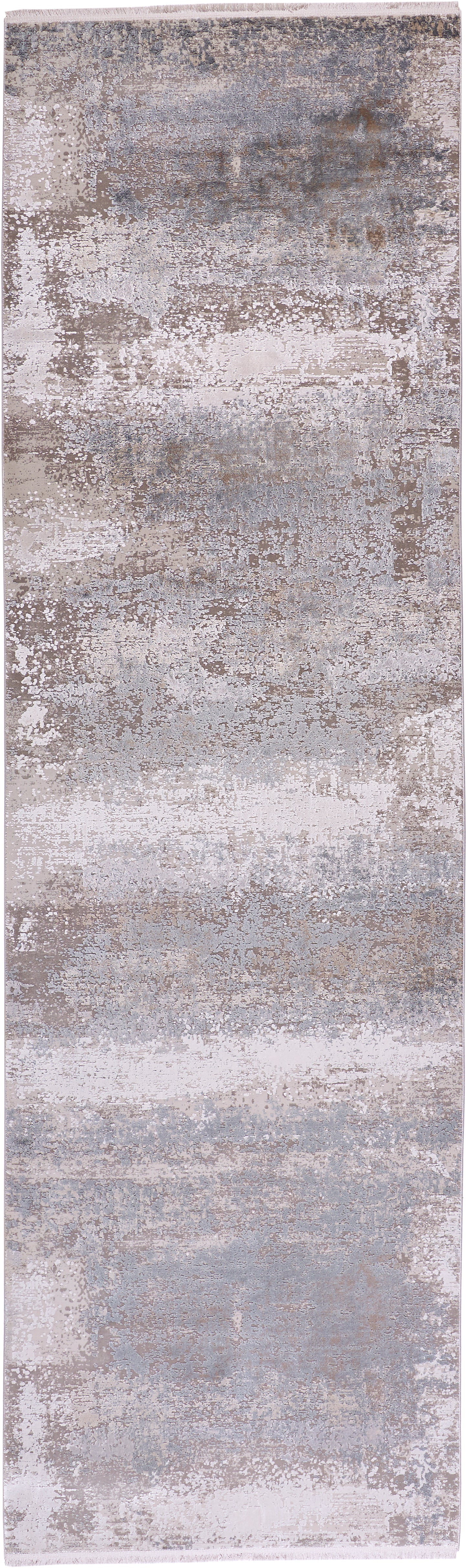 Cadiz Modern Abstract, Taupe/Gray/Silver