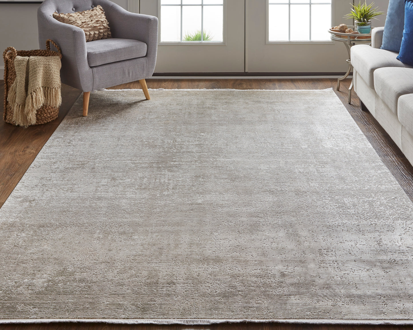 Cadiz Modern Abstract, Tan/Ivory/Gray