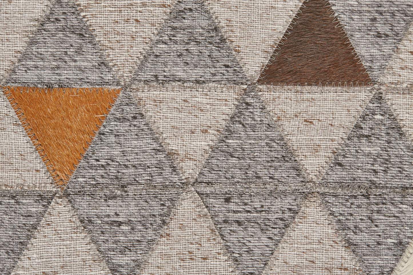 Fannin Transitional Geometric, Gray/Ivory/Brown