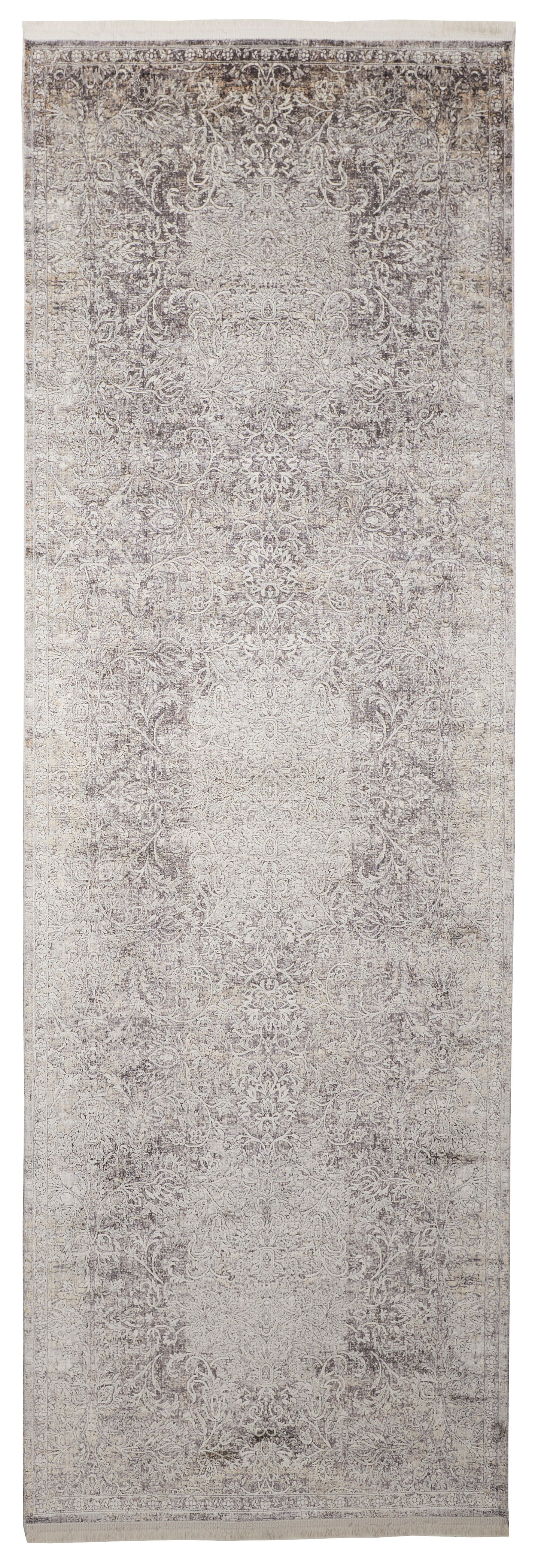 Sarrant Transitional Medallion, Gray/Ivory/Tan