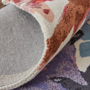 Dafney Transitional Floral & Botanical, Red/Blue/Purple