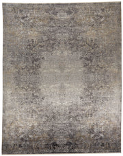 Sarrant Transitional Medallion, Gray/Ivory/Tan