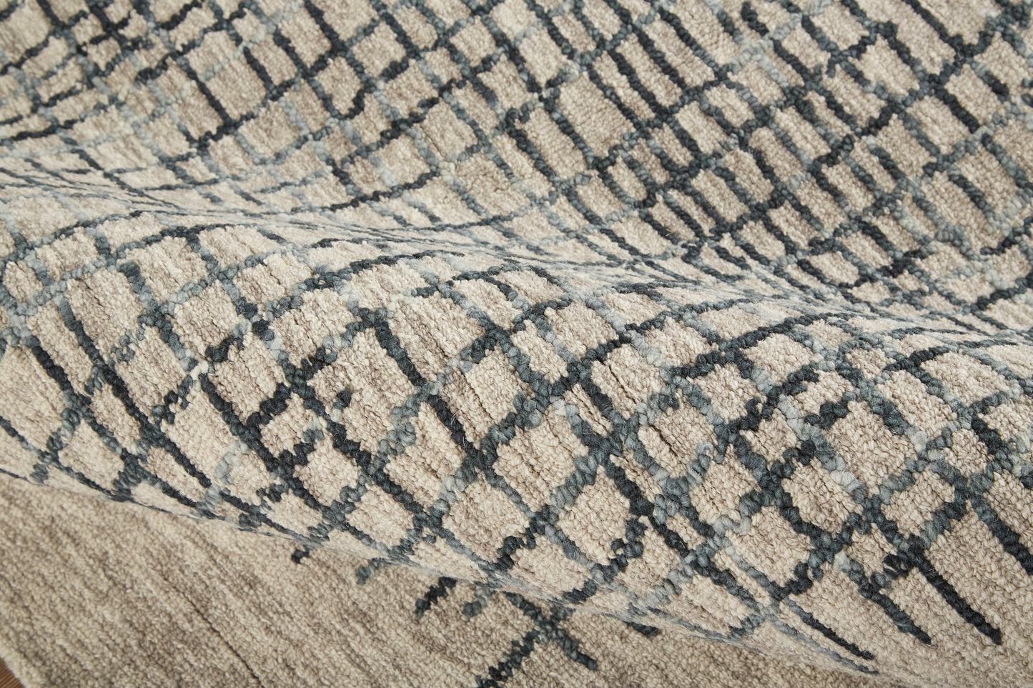 Maddox Transitional Abstract, Gray/Green/Tan